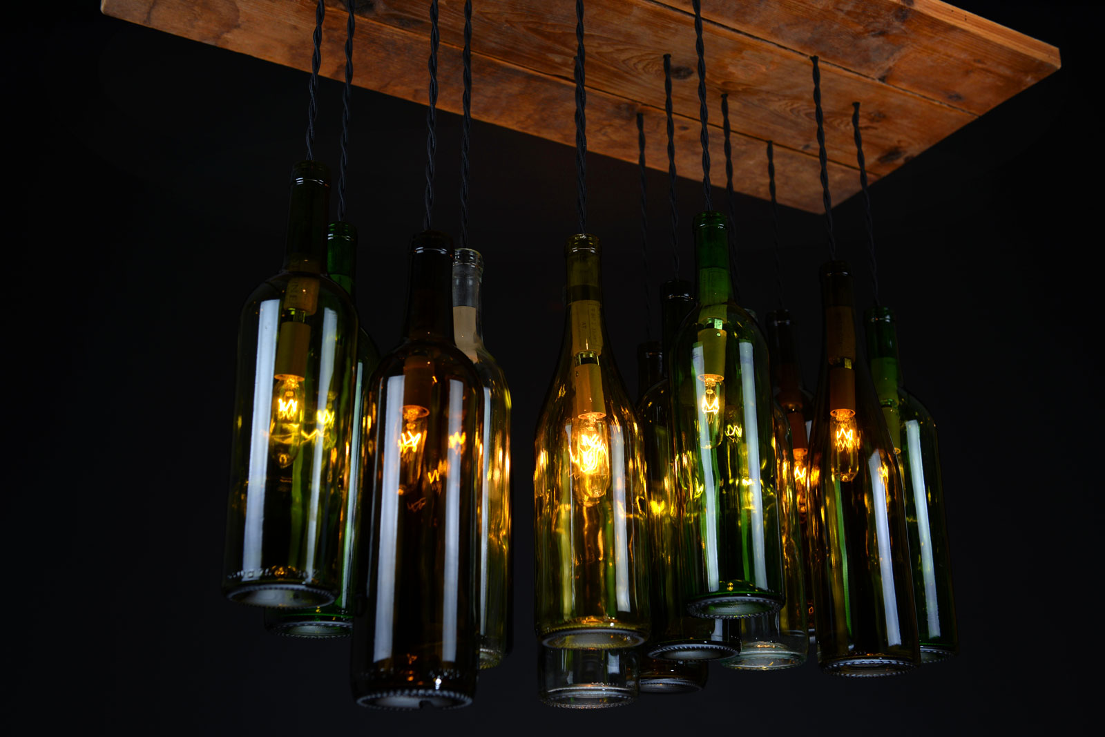 Wine Bottle Chandelier Dirk Nykamp Design